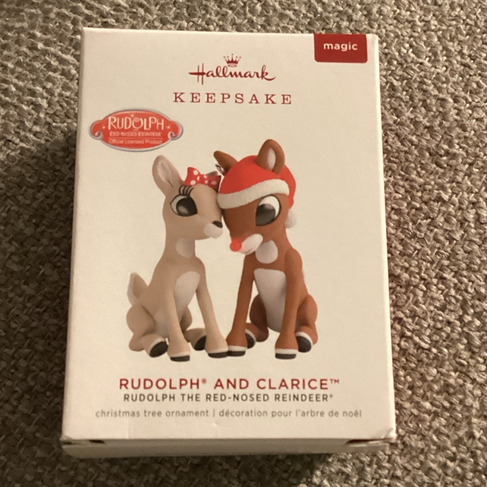 Hallmark Keepsake Rudolph and Clarice Reindeers Christmas Tree Ornament 2019